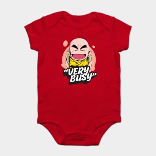 The Very Busy Monk Baby Bodysuit